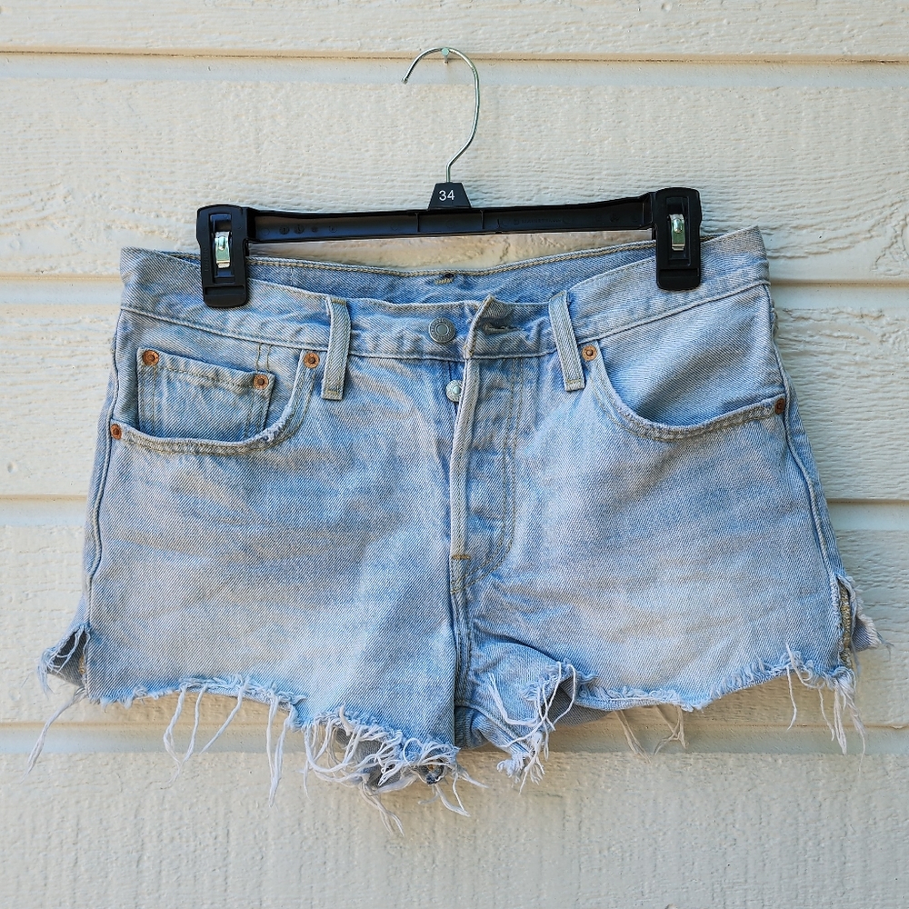 Levi's 501 Denim Cutoff Shorts - Sz 27